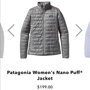 Patagonia Nano Puff Jacket — Color Grey